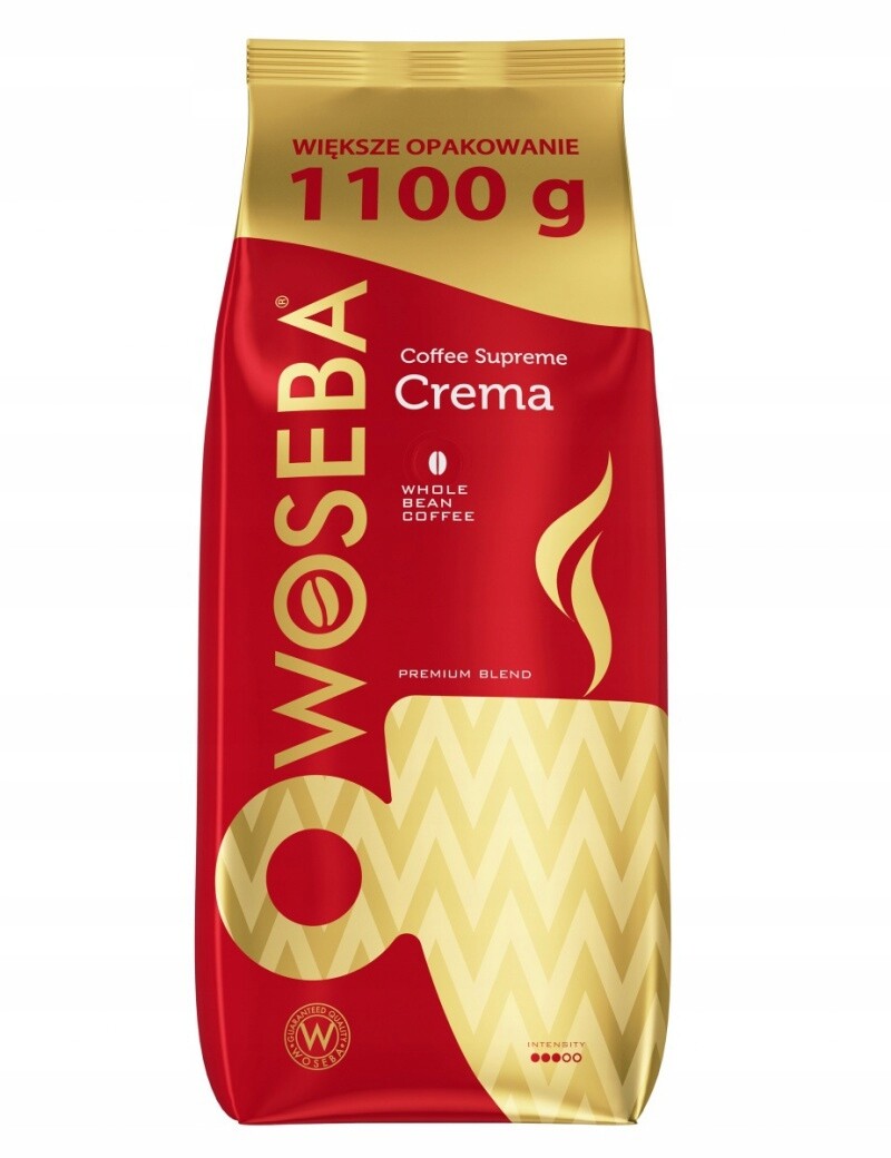 Káva Woseba Premium Crema Gold zrnková 1100 g