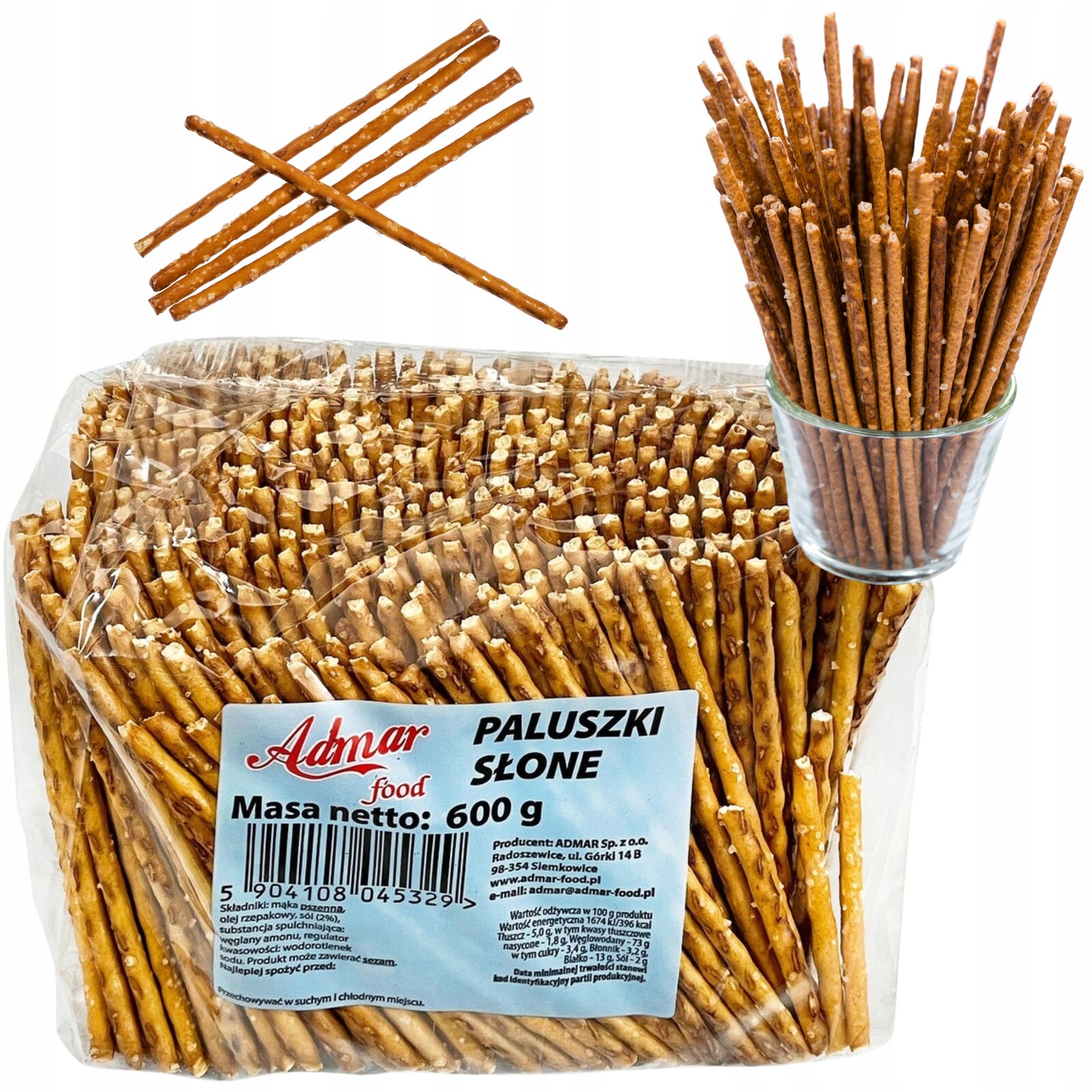 Tyčinky velké rodinné balení Admar 600 g