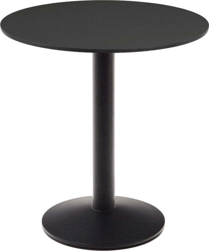 Kovový kulatý zahradní jídelní stůl 68x68 cm Esilda – Kave Home