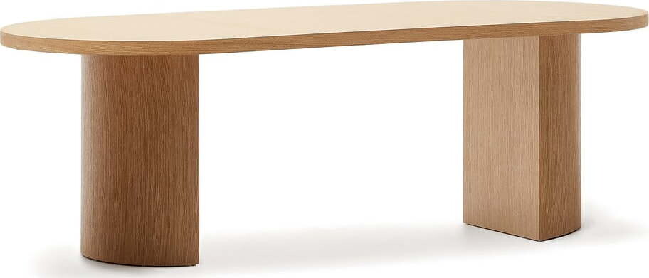 Jídelní stůl v dekoru dubu 100x240 cm Nealy – Kave Home