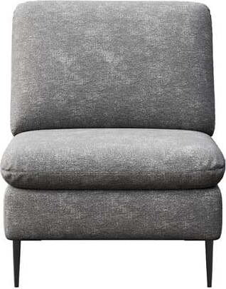 Šedé žinylkové křeslo Belle – Rodier