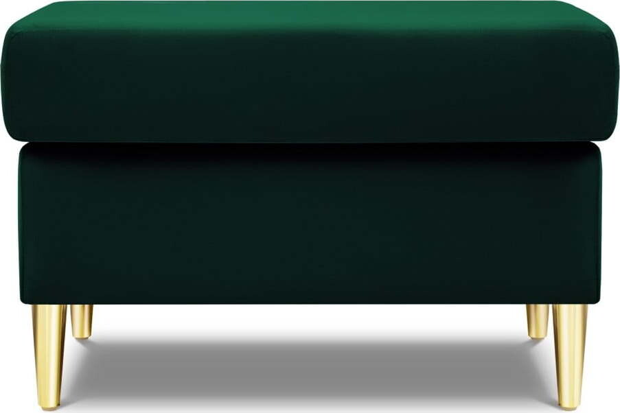 Zelená sametová podnožka Kyoto – Cosmopolitan Design