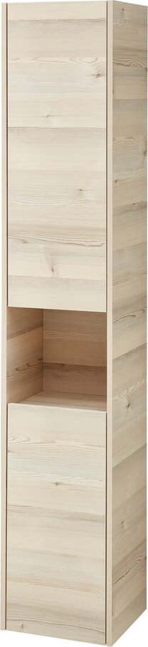 Koupelnová skříňka v dekoru borovice v přírodní barvě 185,5x35 cm Quickset 393 – Pelipal