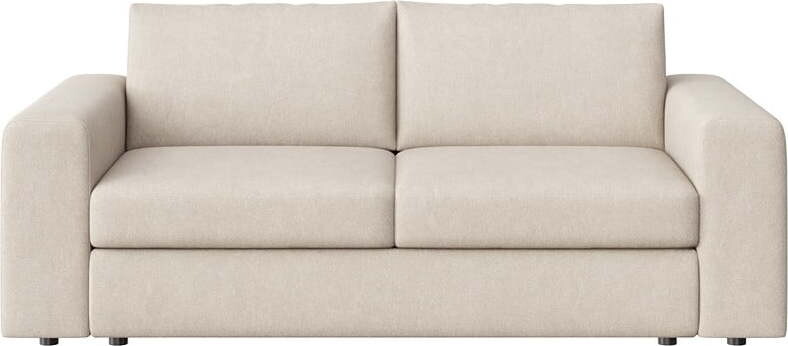 Béžová sametová pohovka 218 cm Baga – Rodier