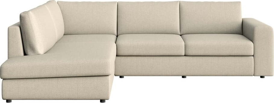 Béžová rohová pohovka (levý roh/do L) Baga – Rodier