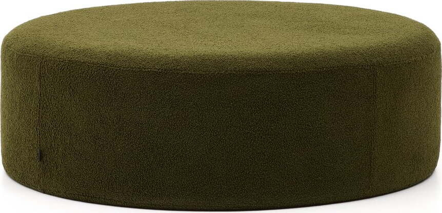 Zelený taburet z textilie bouclé Kaeli – Kave Home