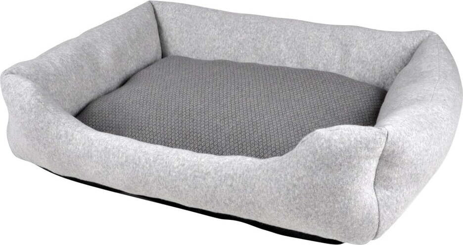 Světle šedý pelíšek pro psa 60x48 cm Graphene – Love Story