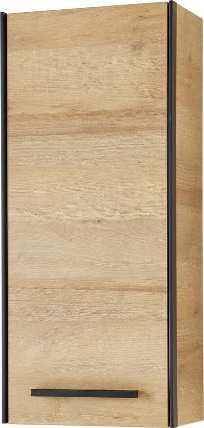 Závěsná koupelnová skříňka v dekoru dubu v přírodní barvě 70x30 cm Quickset 395 – Pelipal