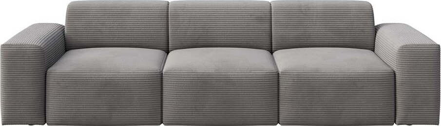 Šedá manšestrová pohovka 285 cm Villet – Rodier