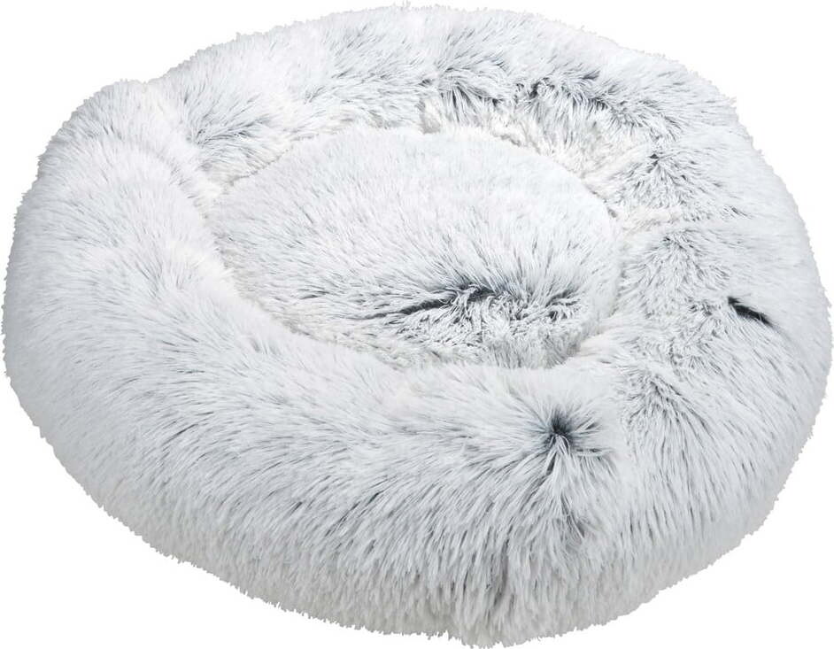 Bílý pelíšek pro psa ø 95 cm Fluffy Heather – Love Story