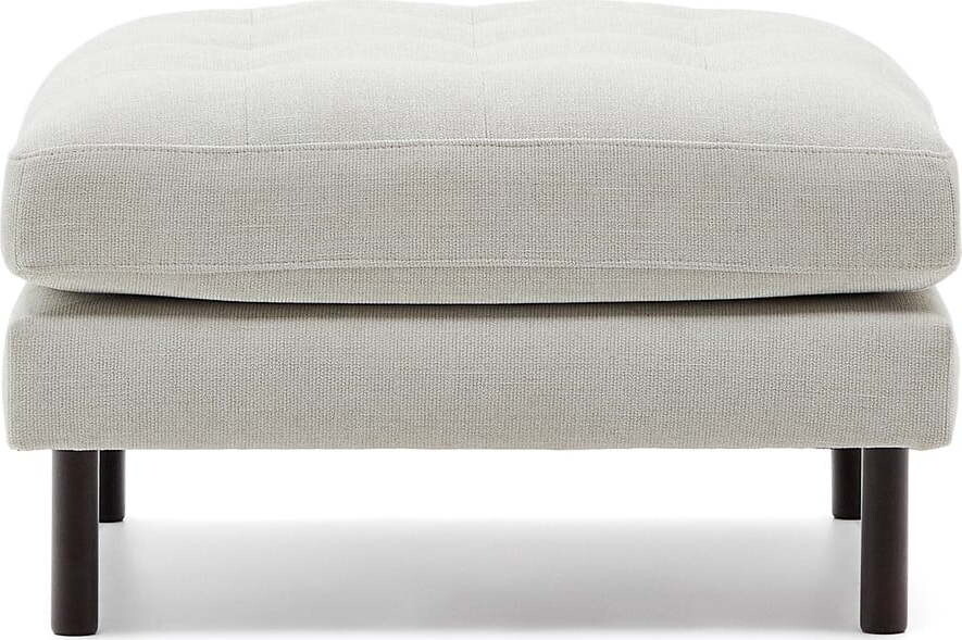 Žinylková podnožka šedobéžová Debra – Kave Home