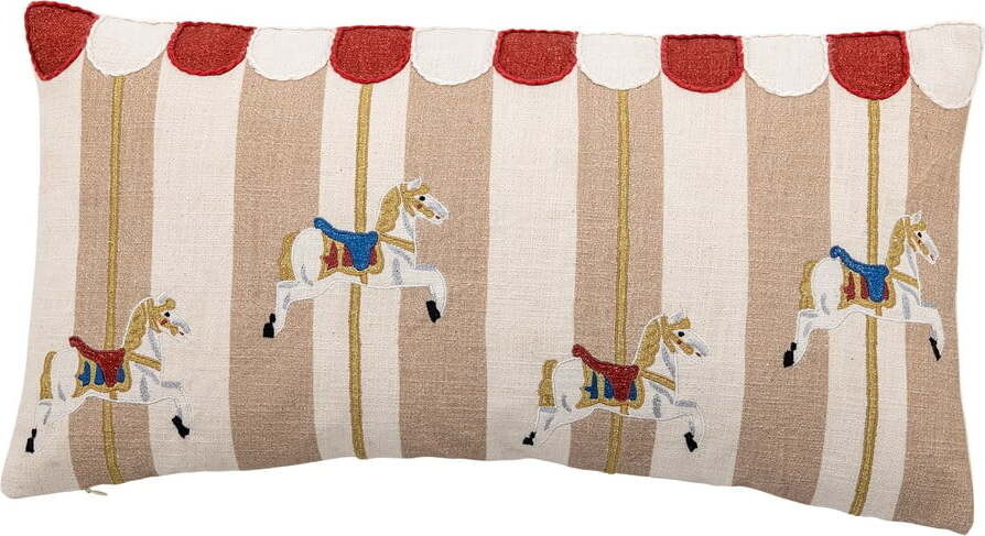 Bavlněný dekorační polštář 30x60 cm Merry-go-round – Bloomingville