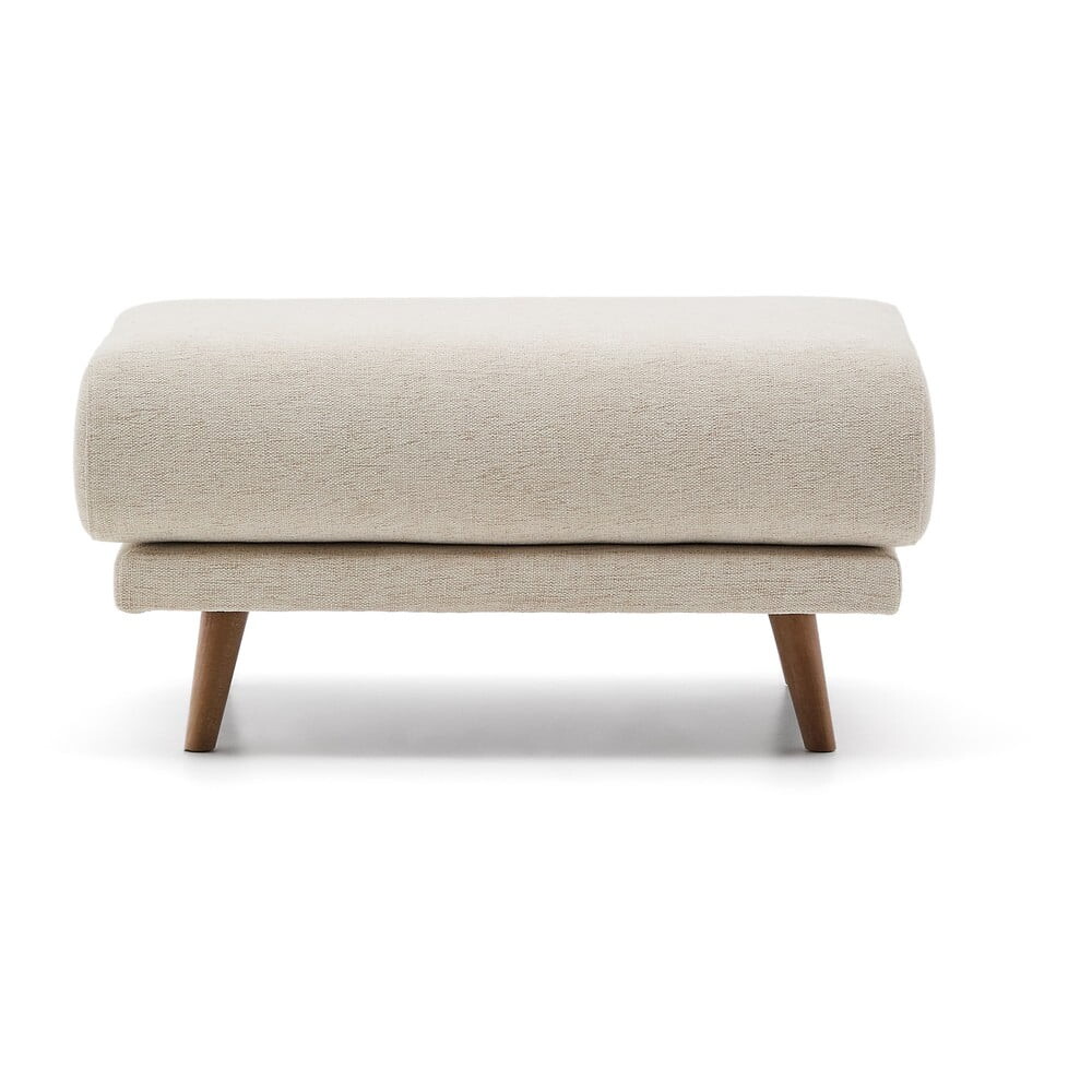 Béžová žinylková podnožka Karin – Kave Home