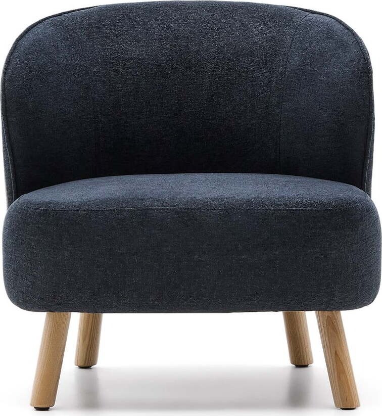 Žinylkové křeslo šedomodré Ulit – Kave Home