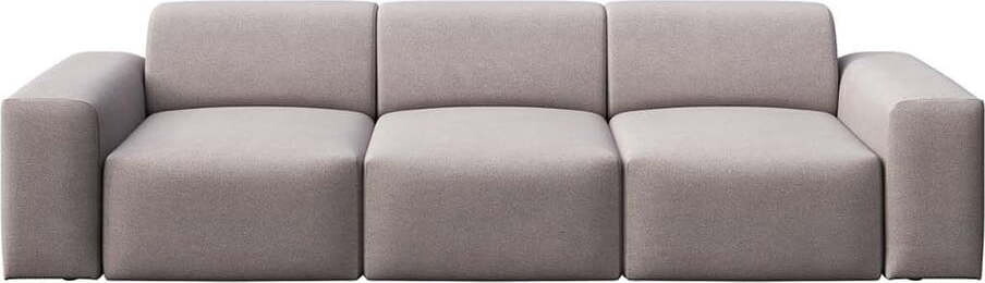 Šedá sametová pohovka 285 cm Villet – Rodier