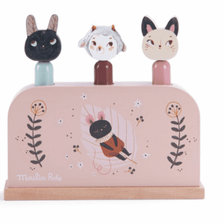 MOULIN ROTY Vyskakovací hračka Lesní bytosti