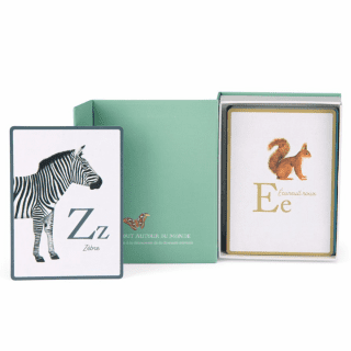 MOULIN ROTY Karty ABC zvířata světa