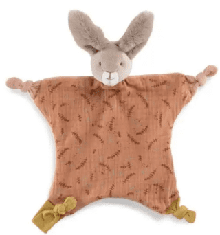 MOULIN ROTY Mazlící ubrousek zajíček Clay