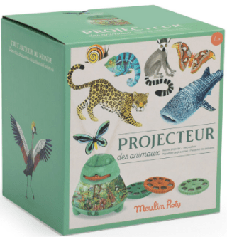 MOULIN ROTY Promítačka a noční světlo Zvířata
