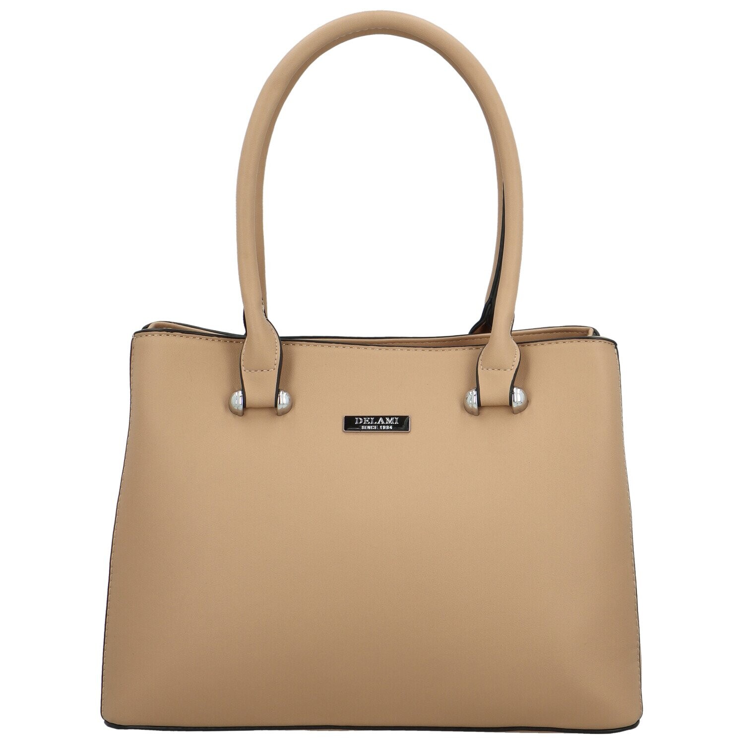 Luxusní dámská kabelka na rameno Delami Sophia Luxe, béžová