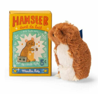 MOULIN ROTY Krabička s křečkem na první zoubek Puce & Pilou