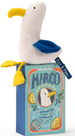 MOULIN ROTY Chrastítko Racek Puce & Pilou