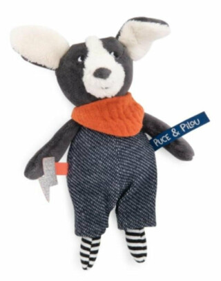 MOULIN ROTY Malý pejsek - červený Puce & Pilou