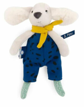 MOULIN ROTY Malý pejsek - žlutý Puce & Pilou