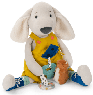 MOULIN ROTY Hudební hračka pejsek Puce & Pilou