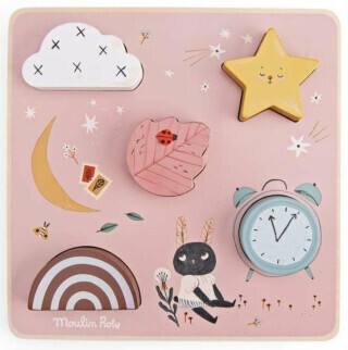 MOULIN ROTY Dřevěné puzzle Apres la Pluie