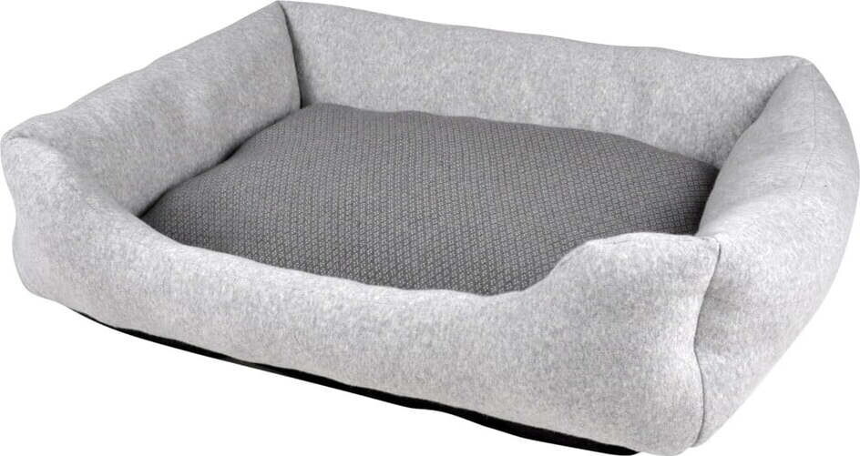 Světle šedý pelíšek pro psa 70x58 cm Graphene – Love Story
