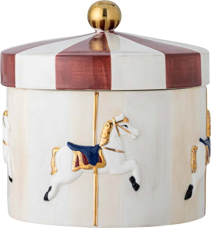 Dóza na cukroví z kameniny Merry-go-round – Bloomingville