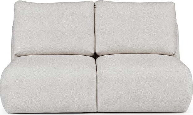 Světle šedá pohovka z textilie bouclé 164 cm Mirel – Rodier