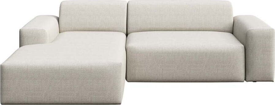 Béžová rohová pohovka (levý roh/s lenoškou) Villet – Rodier