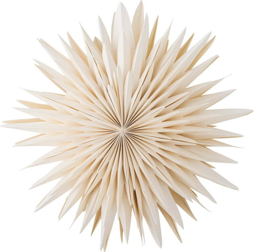 Bílá závěsná světelná dekorace ø 50 cm Elijas – Bloomingville