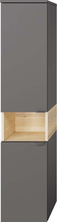 Šedá/v přírodní barvě koupelnová skříňka v dekoru borovice 142x30 cm Quickset 394 – Pelipal