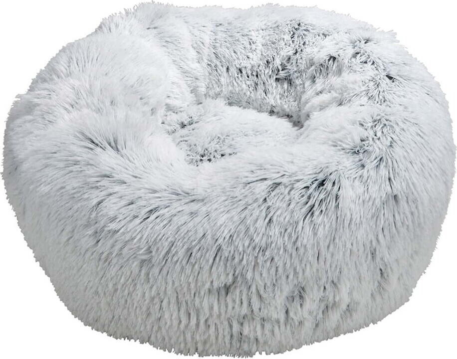 Bílý pelíšek pro psa ø 55 cm Fluffy Heather – Love Story