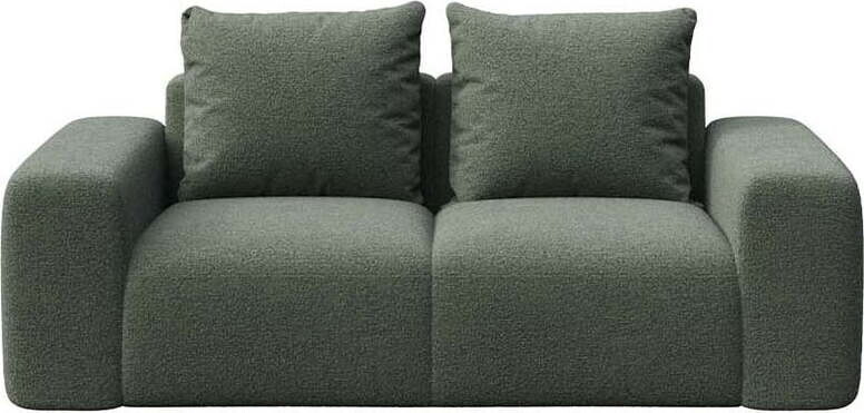 Zelená pohovka z textilie bouclé 212 cm Monce – Rodier