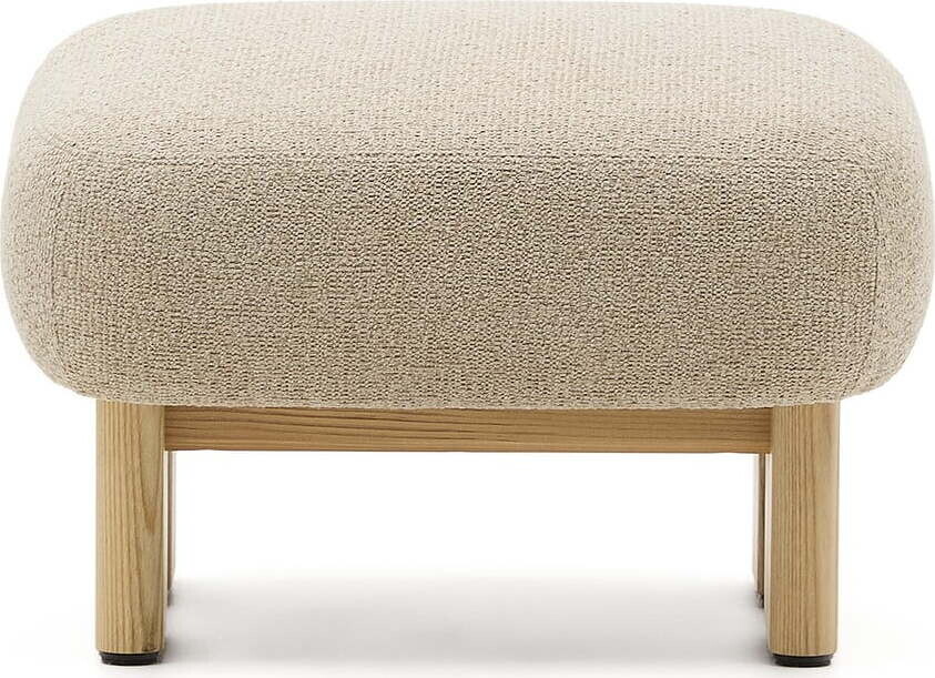 Béžová žinylková podnožka Nema – Kave Home