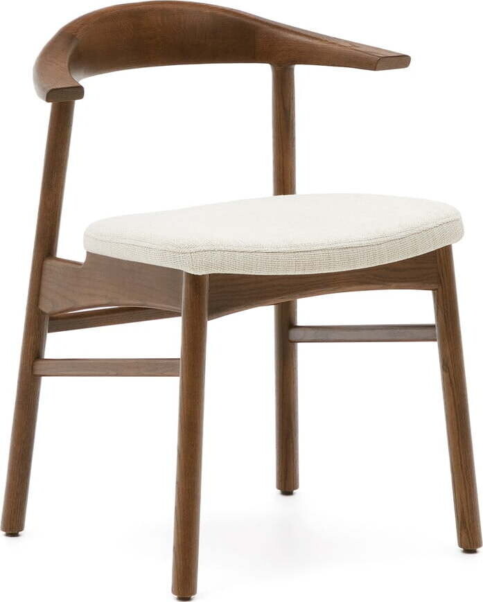 Hnědá/béžová jídelní židle Timons – Kave Home