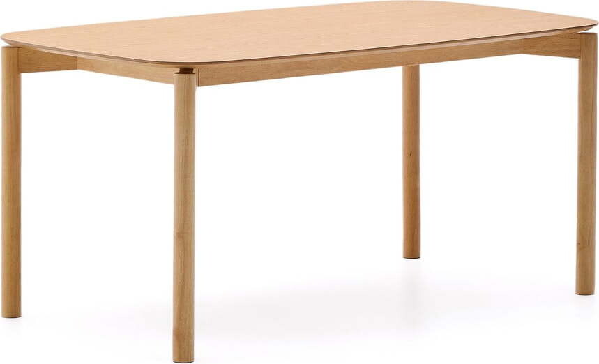 Jídelní stůl v dekoru jasanu 90x160 cm Indara – Kave Home