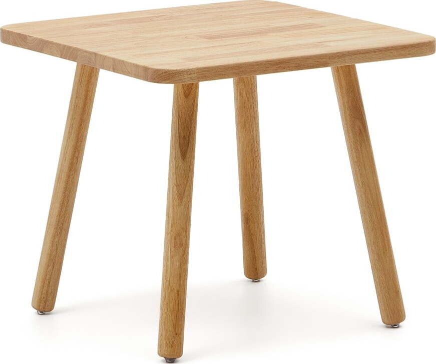 Dětský stolek z kaučukového dřeva 55x55 cm Dilcia – Kave Home