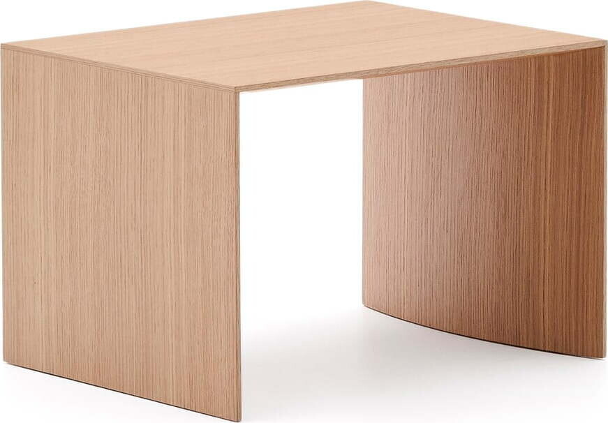 Odkládací stolek v dekoru dubu 40x55 cm Litto – Kave Home