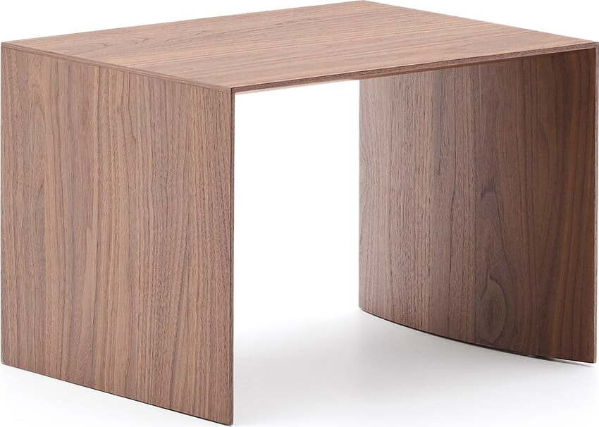 Odkládací stolek v dekoru ořechu 40x55 cm Litto – Kave Home