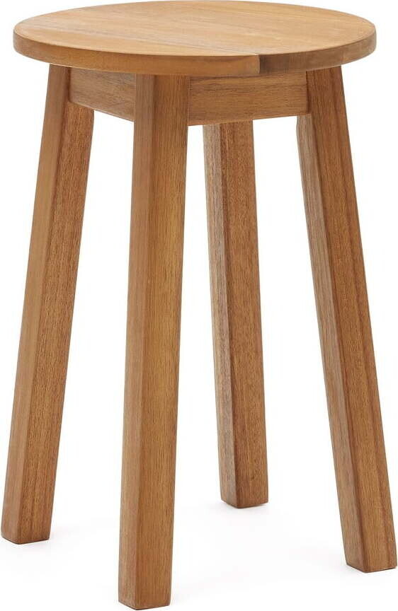 Stolička z masivu akácie v přírodní barvě Amel – Kave Home