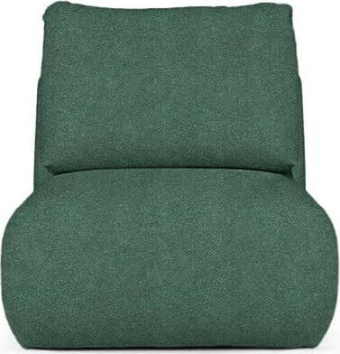 Zelené křeslo z textilie bouclé Mirel – Rodier