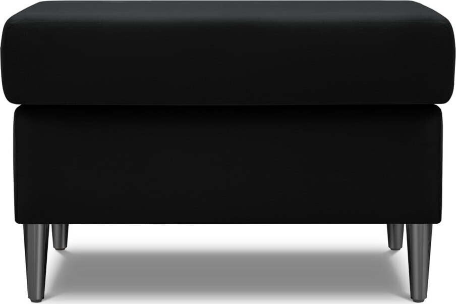 Černá sametová podnožka Kyoto – Cosmopolitan Design