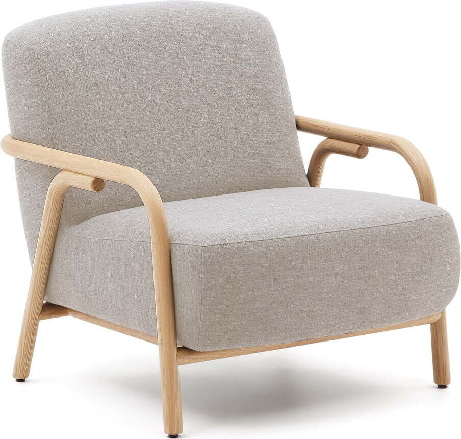 Béžové křeslo Sylo – Kave Home