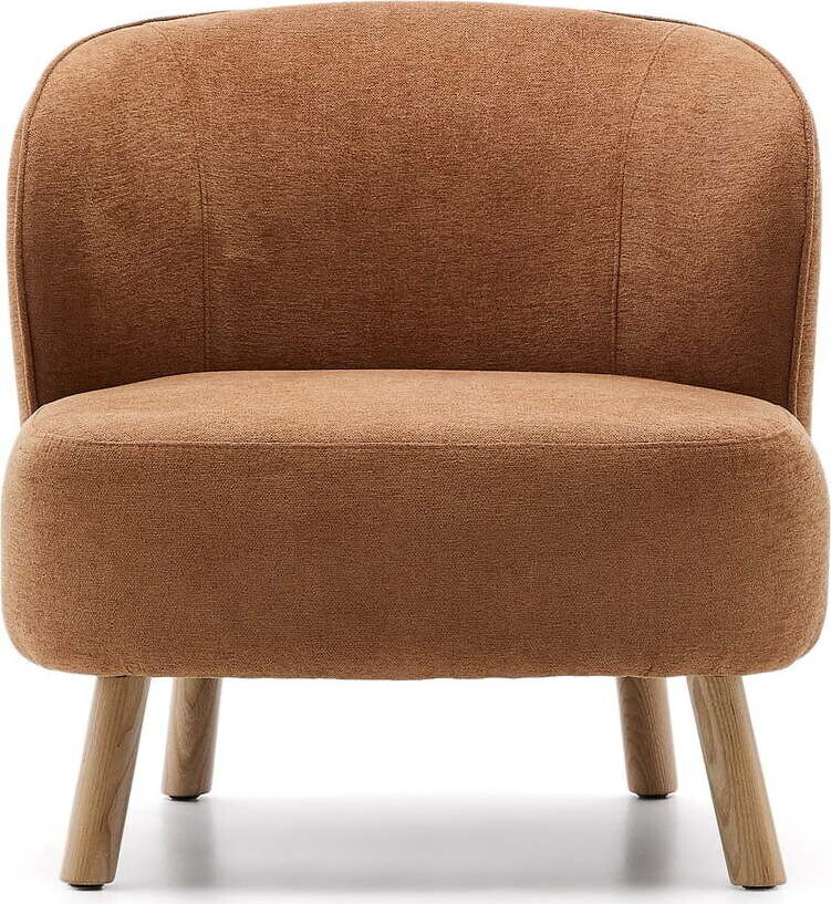 Žinylkové křeslo v terakotové barvě Ulit – Kave Home