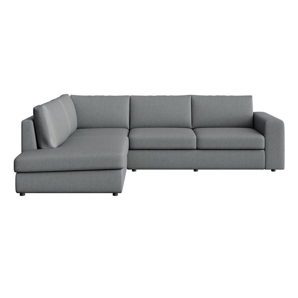 Šedá rohová pohovka (levý roh/do L) Baga – Rodier